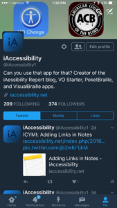 Image showing Twitter for iOS Night Mode