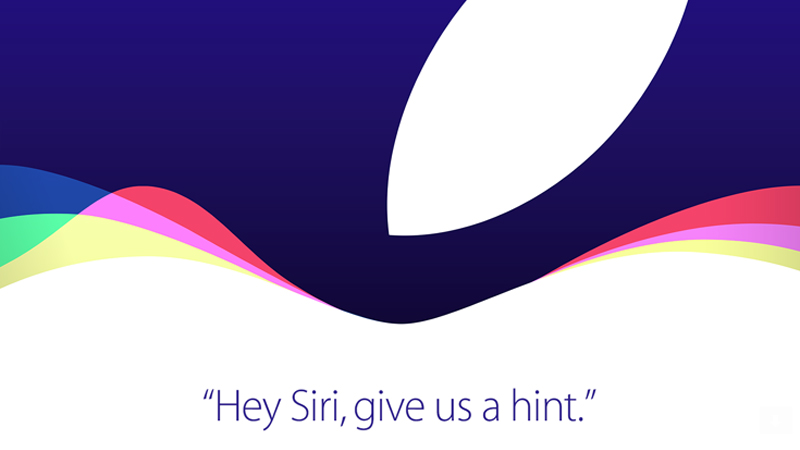 Image from iPhone 6s event invitation