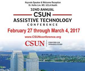 CSUN AT Conference Feb 27 -March 4 2017