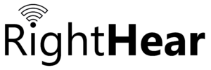 Right Hear with a WI-FI symbol above the dot of the i.