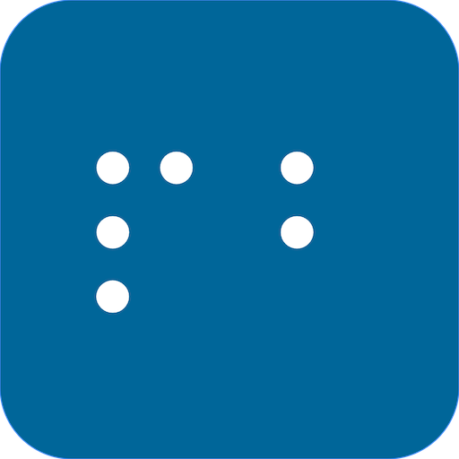 PocketBraille icon with letters P and B