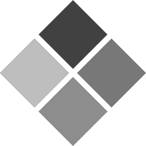 Windows flag for boot camp in black and white colors