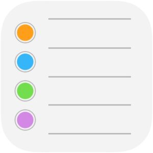 Task management apps Reminders iOS icon