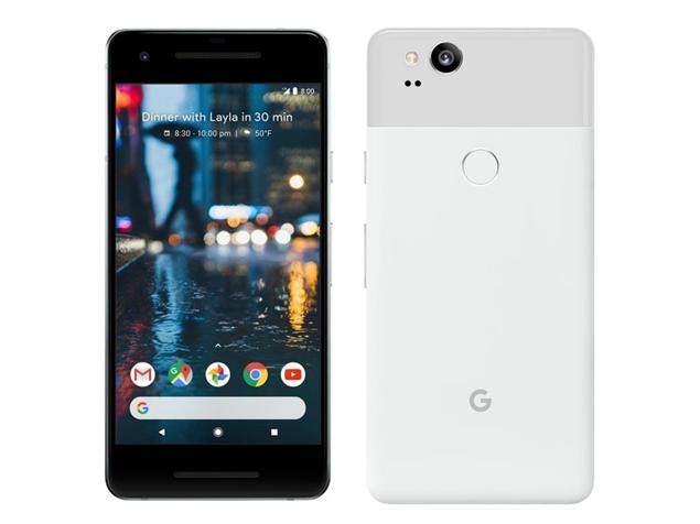 Google Pixel 2 front and back