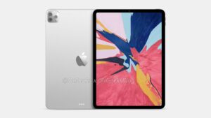 iPad Pro 2020 Front and Back showing screen and cameras