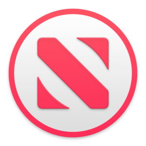 Circular Apple News icon.