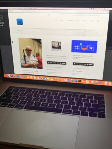 Image of 2019 MacBook Pro with iAccessibility.net showing in safari.