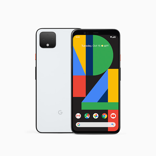 Pixel 4 front and back