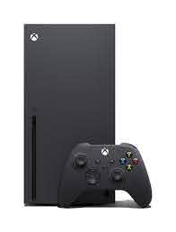 Xbox Series X with black controller