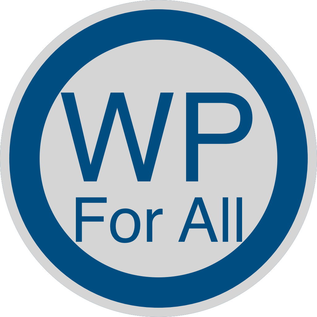 The WP For All Logo